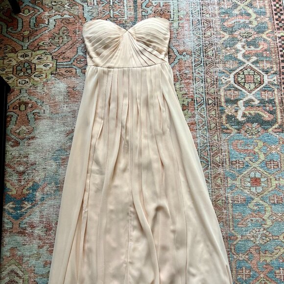 Jenny Yoo Mira Strapless Gown (Blush) - Picture 10 of 14